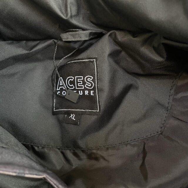 Men's Aces Couture Padded Camo Gilet Puffa - XL