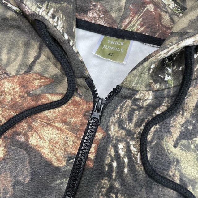 Men's Y2K RealTree Mossy Oak Camo Zip Up Hoodie