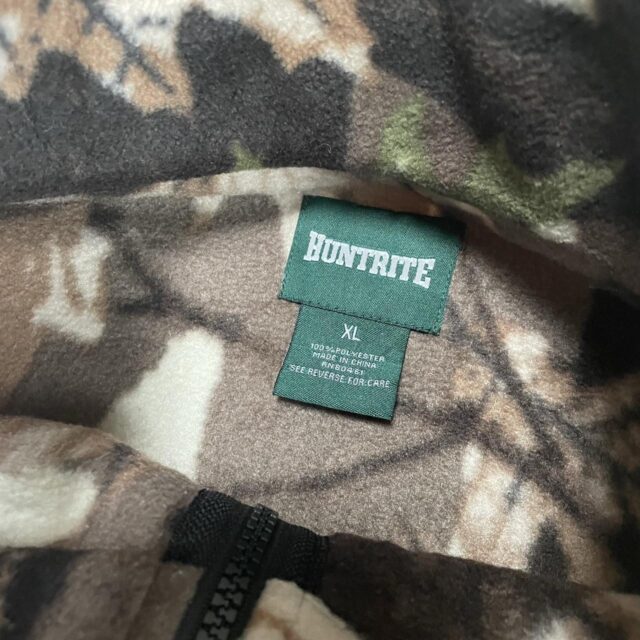 Vintage Men's RealTree Camo Zip Up Fleece - XL