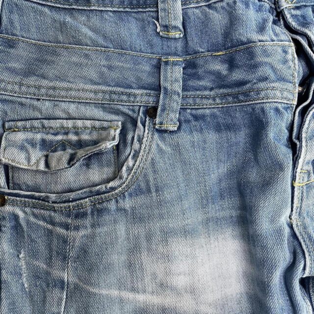 Mens Vintage Baggy Y2K Blue INC Jeans - 34"