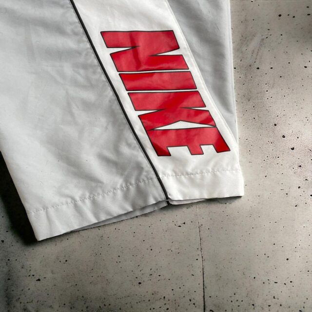 Men's Vintage Y2K Nike Spell Out Swim Shorts - S