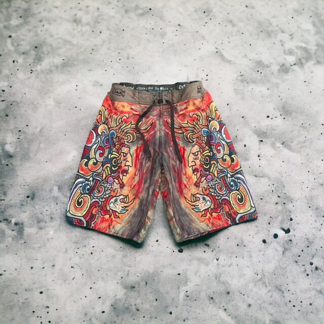 Rare Men's O'Neill By Henk Schiffmacher Aztec Indian Navajo Board Shorts - 32"