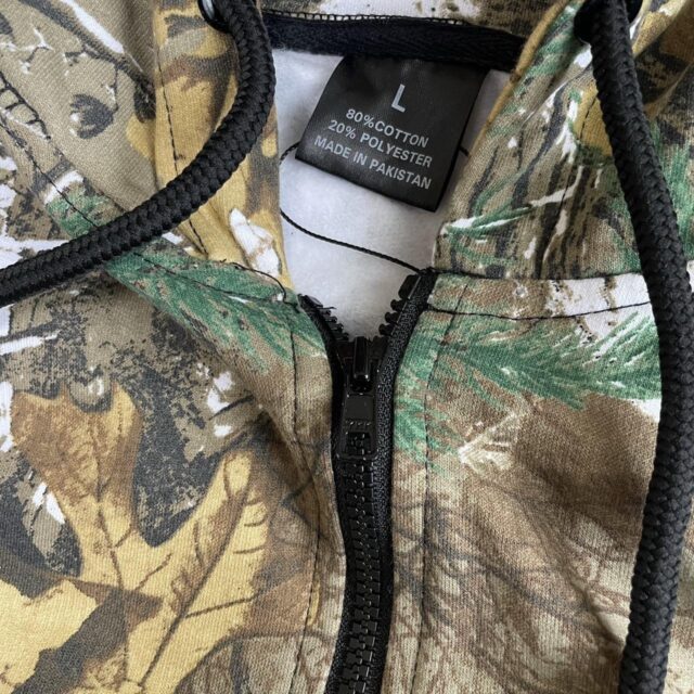 Men's Vintage Y2K RealTree Zip Up Hoodie - L