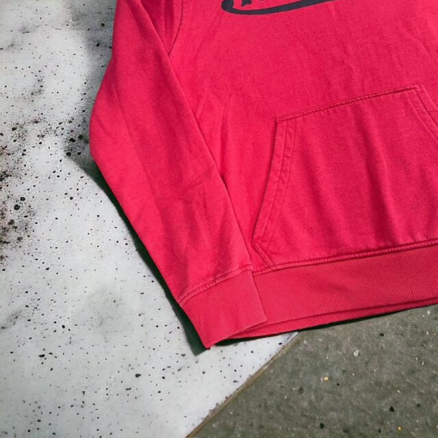 Men's Y2K Red Von Dutch Spell Out Hoodie - L