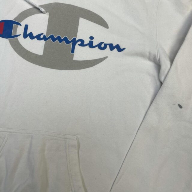 Men's Y2K Champion Spell Out Hoodie - S