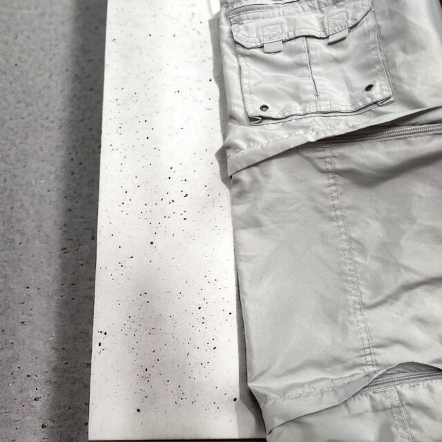 Men's Vintage Grey Utility Cargo Pants - M