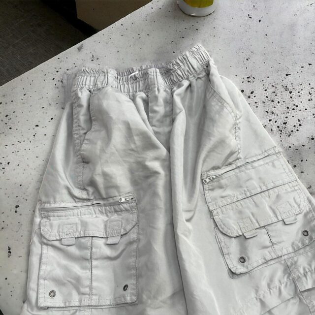 Men's Vintage Grey Utility Cargo Pants - M