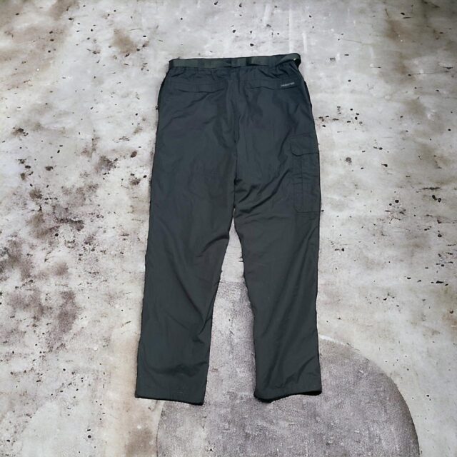 Men's Y2K Black Baggy Utility Cargo Pants - 34"