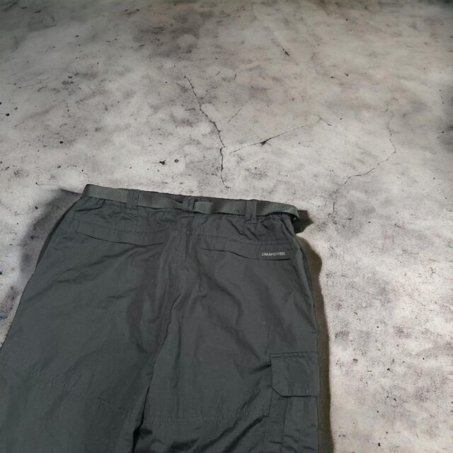 Men's Y2K Black Baggy Utility Cargo Pants - 34"