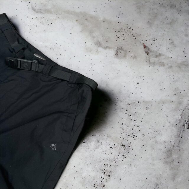 Men's Y2K Black Baggy Utility Cargo Pants - 34"