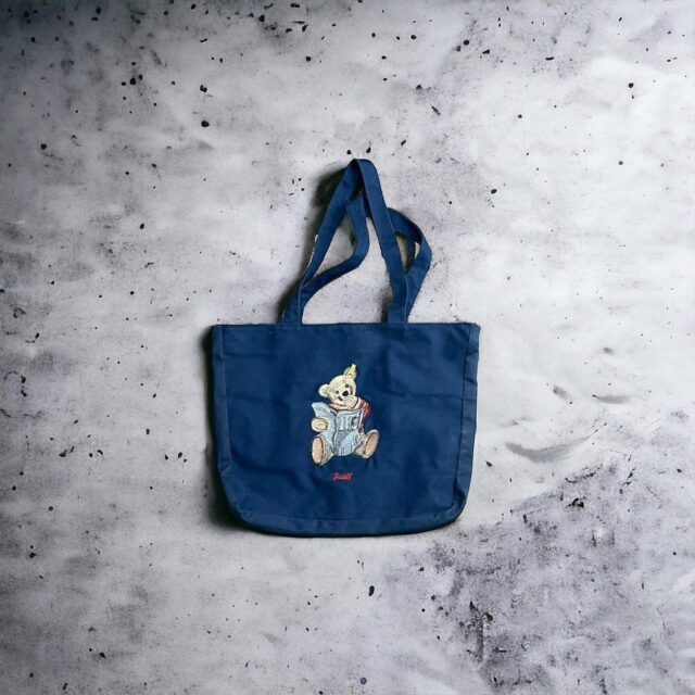 Vintage Unisex Steiff Teddy Bear Tote Bag