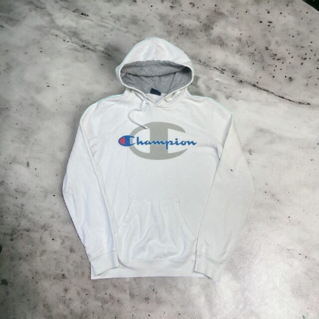 Men's Y2K Champion Spell Out Hoodie - S