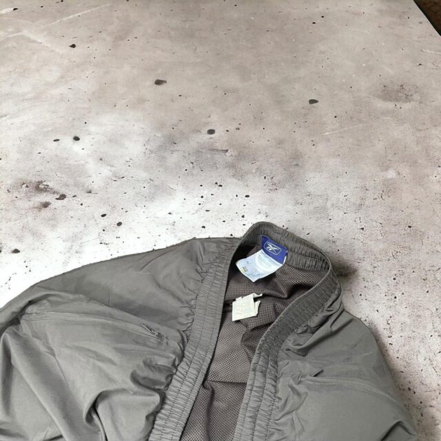 Men's Grey Vintage Reebok Tracksuit Bottoms - Large