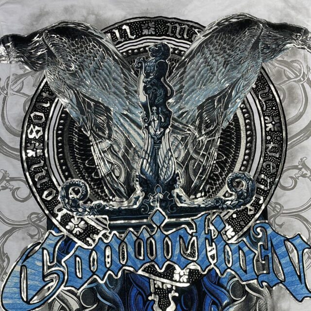 Men's Vintage Y2K Konflict Graphic Print Tshirt - M