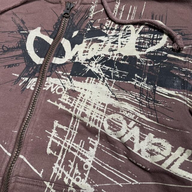Vintage Men's O'Neill Zip Up Hoodie - M