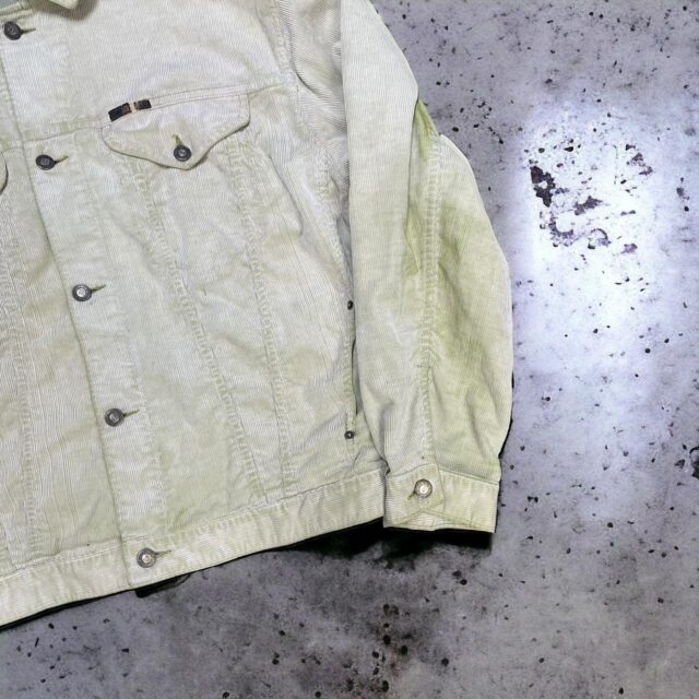 Vintage 90s Reworked Corduroy Red Stripe Reggae Jacket - XL