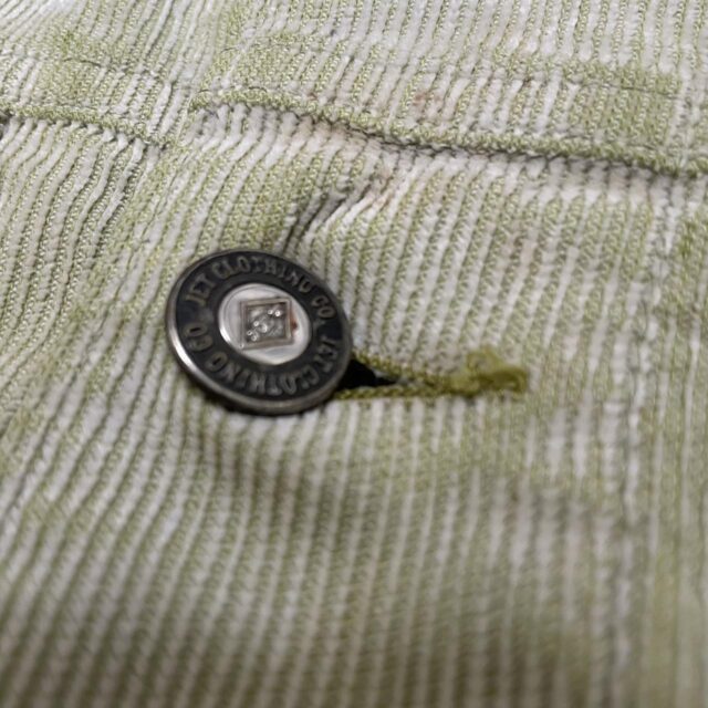 Vintage 90s Reworked Corduroy Red Stripe Reggae Jacket - XL