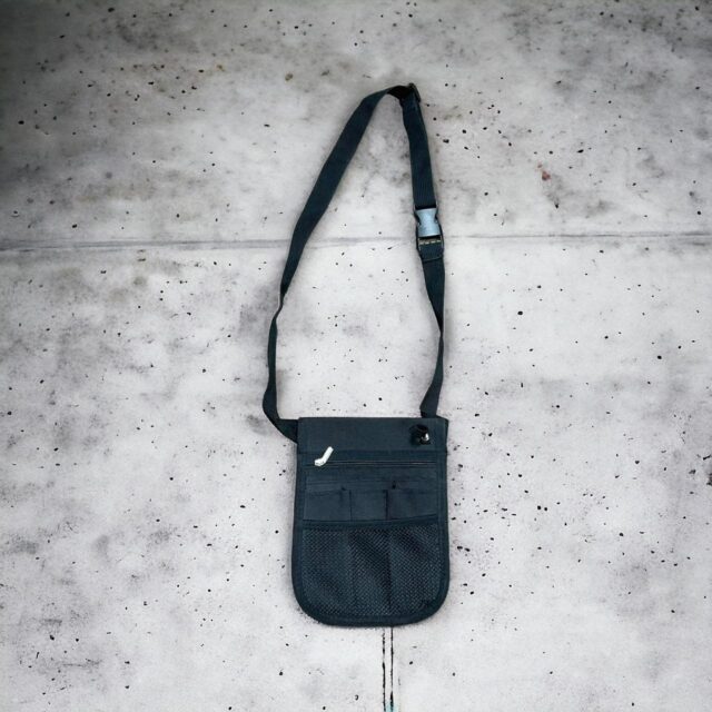Men's Vintage Y2K Black Utility Mesh Bag