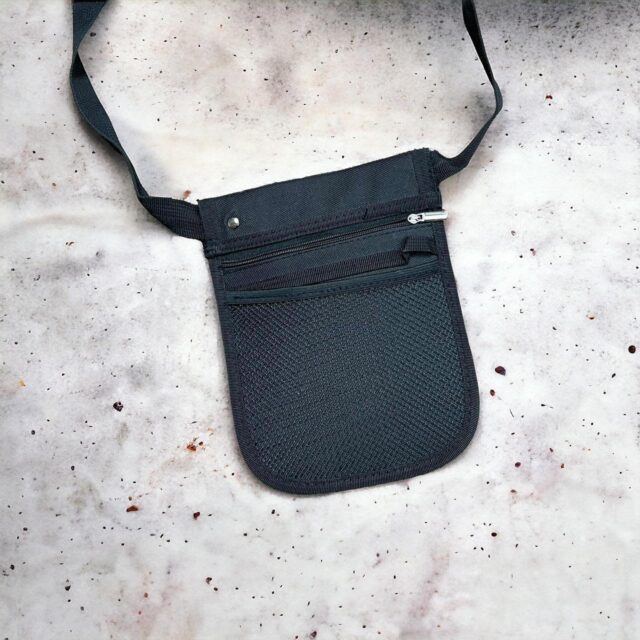 Men's Vintage Y2K Black Utility Mesh Bag