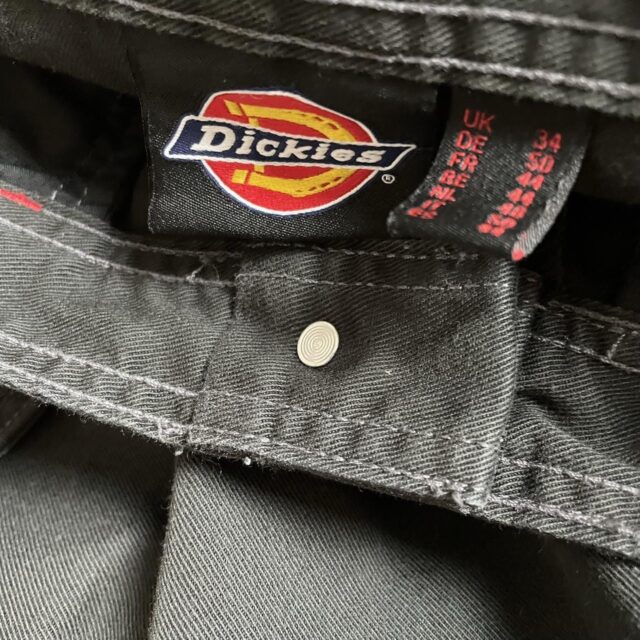 Men's Black Dickies Overall Cargo Shorts - 34"