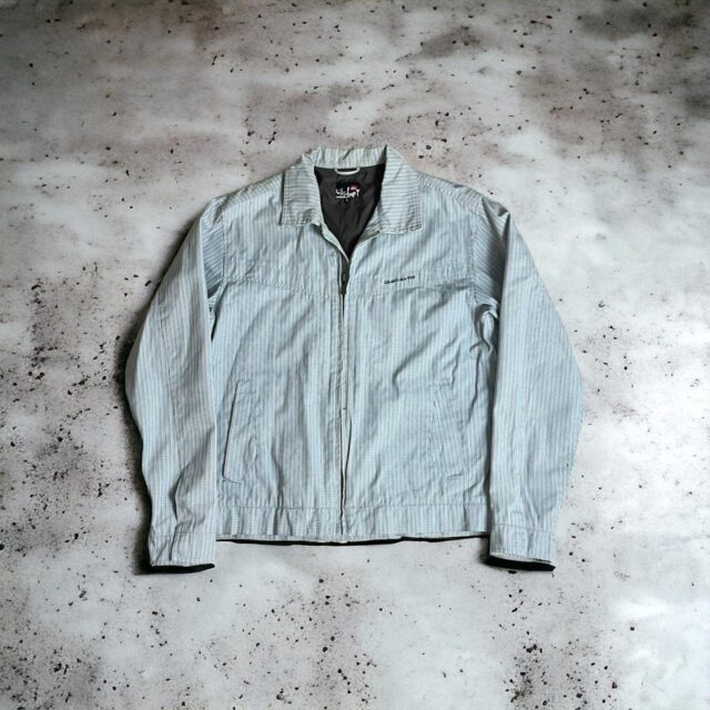 Men's Vintage Y2K Quiksilver Checked Harrington Jacket - L