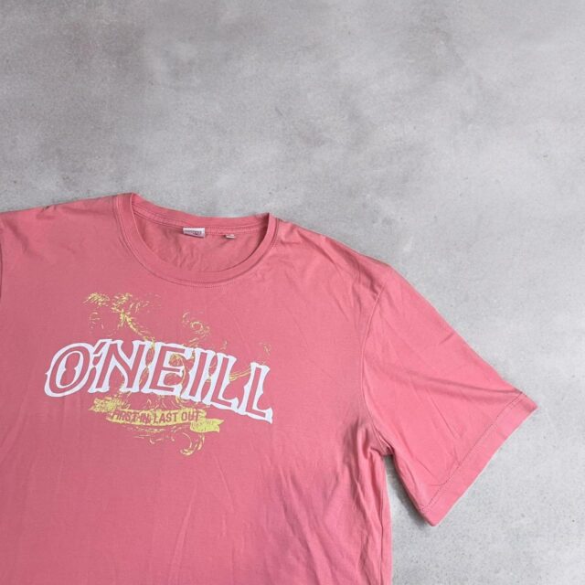 Men's Y2K Pastel O'Neill Spell Out Tshirt - L