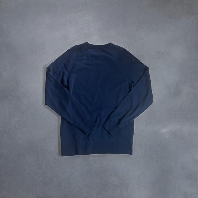 Men's Y2K Navy Blue Gap Spell Out Sweatshirt - M