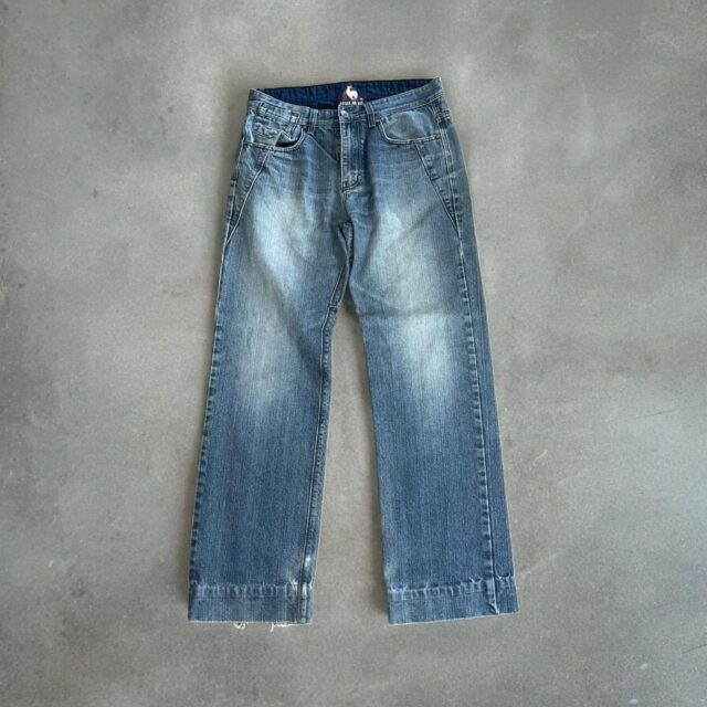 Men's Vintage Le Coq Sportif Baggy Denim Jeans - 32"