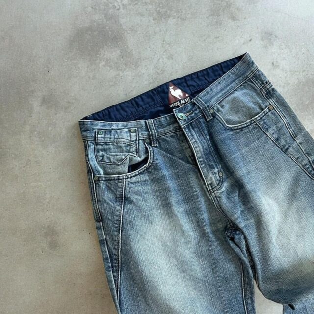 Men's Vintage Le Coq Sportif Baggy Denim Jeans - 32"
