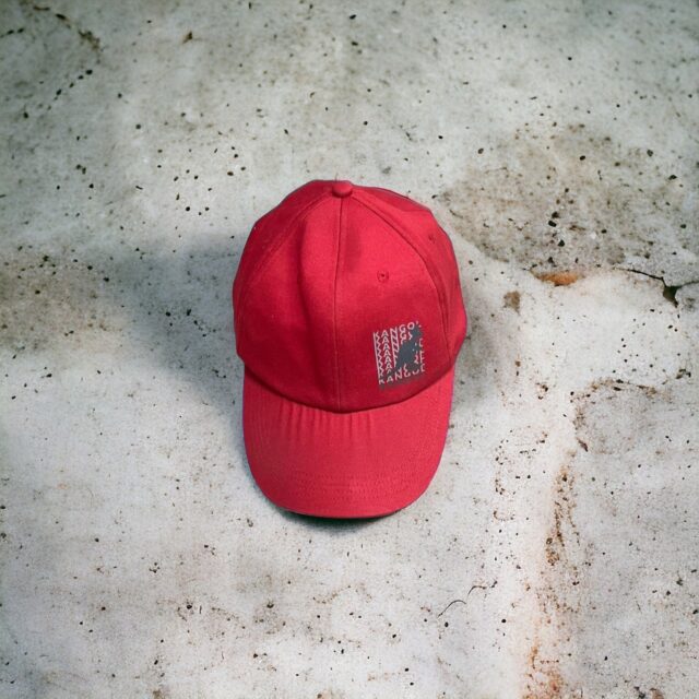 Vintage Unisex Red Y2K Kangol Spell Out Cap