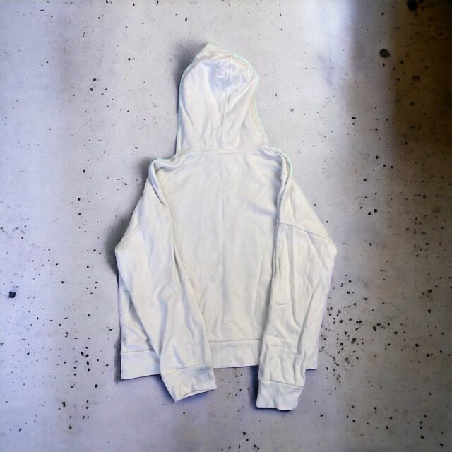 Men's Y2K Levi's Spell Out White Hoodie - S