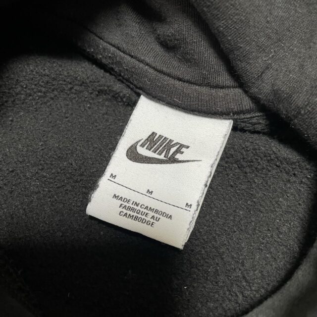 Men's Black Nike Centre Swoosh Embroidered Hoodie - M
