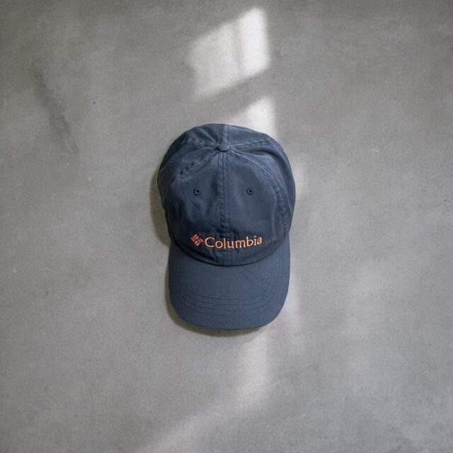 Vintage Columbia Navy Blue Faded Out Cap