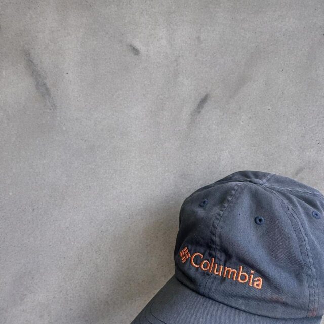 Vintage Columbia Navy Blue Faded Out Cap