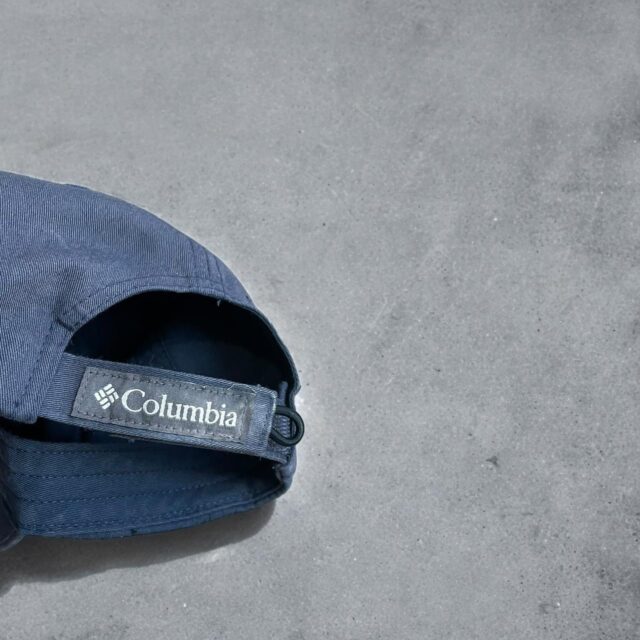 Vintage Columbia Navy Blue Faded Out Cap