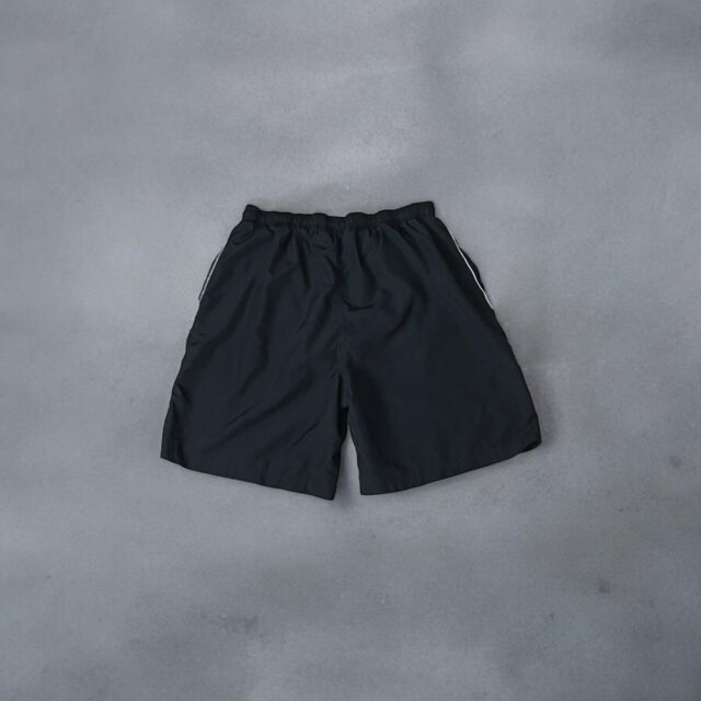 Men's Vintage Black x White Y2K Reebok Swim Shorts - XL