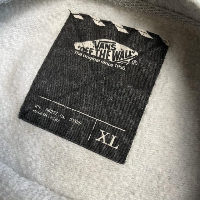 Men's Vans x Spitfire Wheels Spell Out Grey Sweatshirt - XL