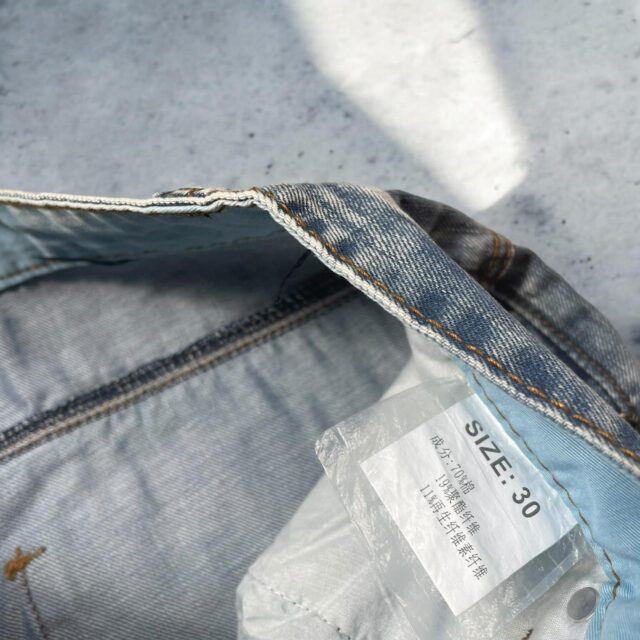 Mend's Vintage Y2K Baggy Denim Cargo Jeans - 30"