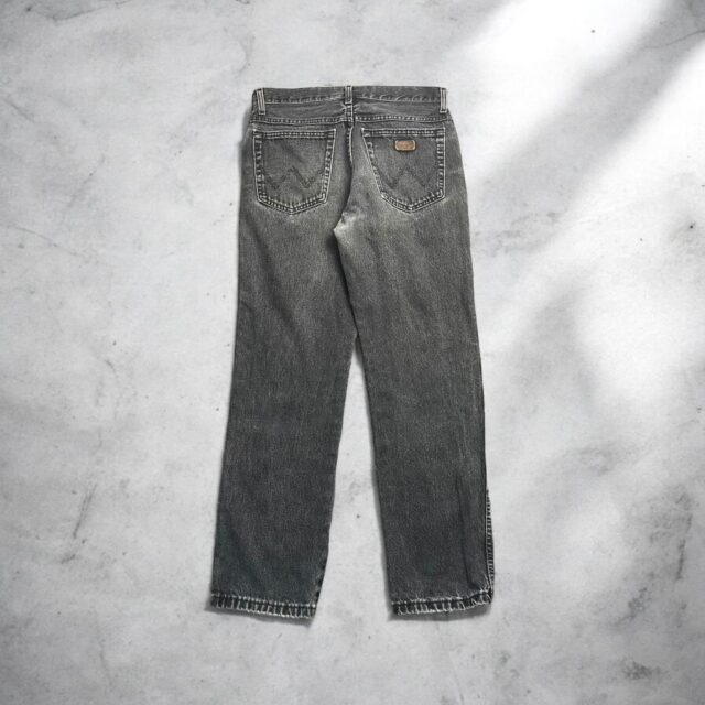 Men's Vintage Faded Black Wrangler Jeans - 30"