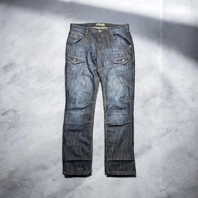 Men's Vintage Y2K No Fear Baggy Blue Skate Jeans - 32"