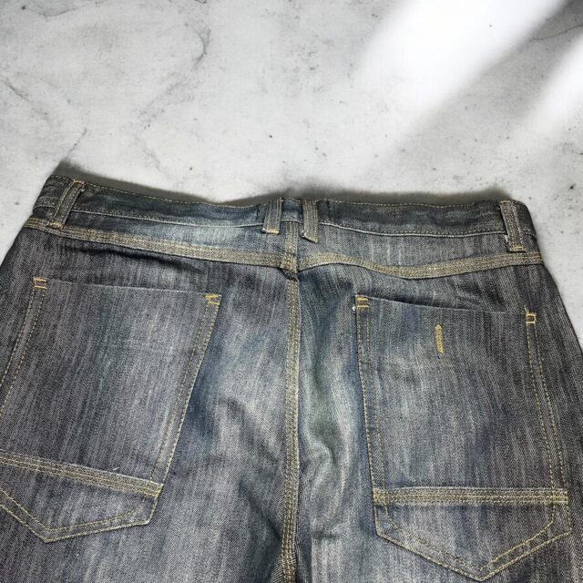 Men's Vintage Y2K No Fear Baggy Blue Skate Jeans - 32"