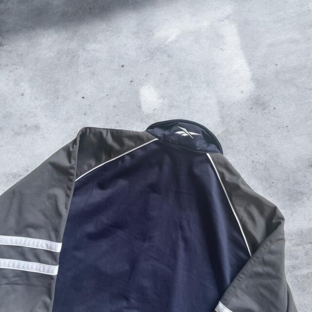 Vintage Mens Y2K Reebok Zip Up Jacket - L