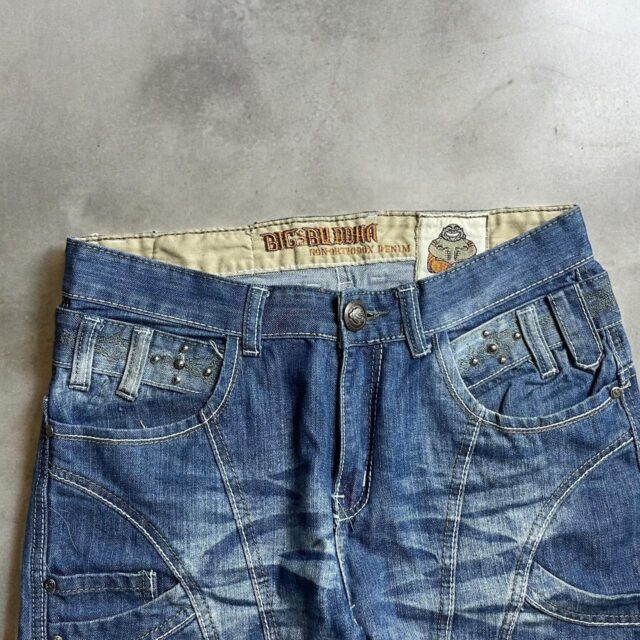 Mens Vintage Baggy Y2K Big Buddha Jeans - 32"