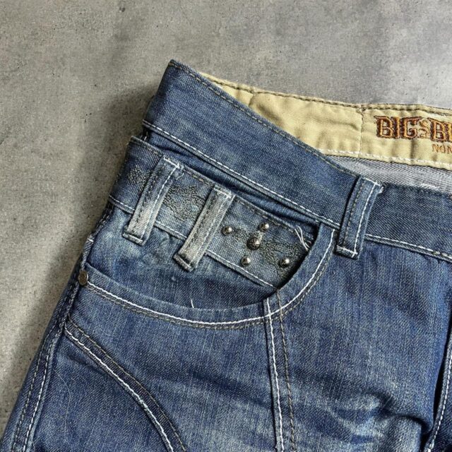 Mens Vintage Baggy Y2K Big Buddha Jeans - 32"