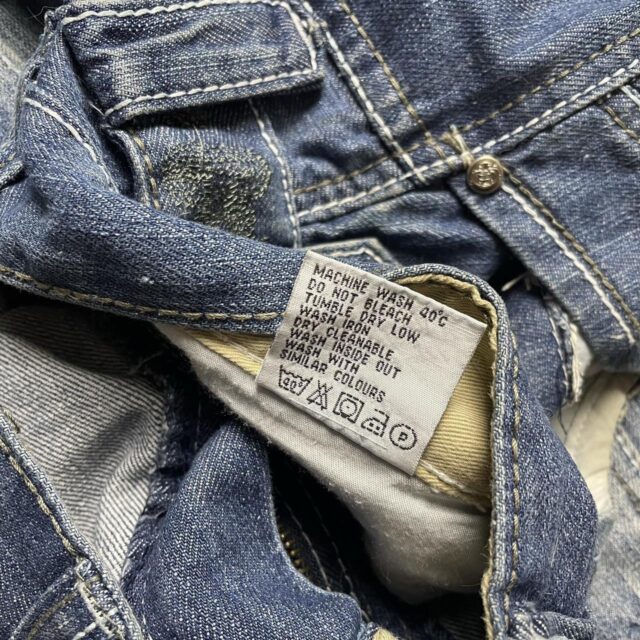Mens Vintage Baggy Y2K Big Buddha Jeans - 32"