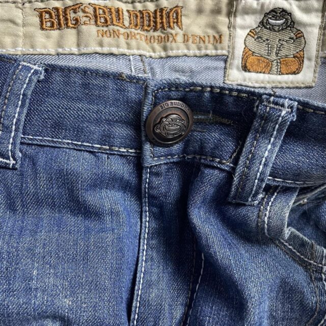 Mens Vintage Baggy Y2K Big Buddha Jeans - 32"