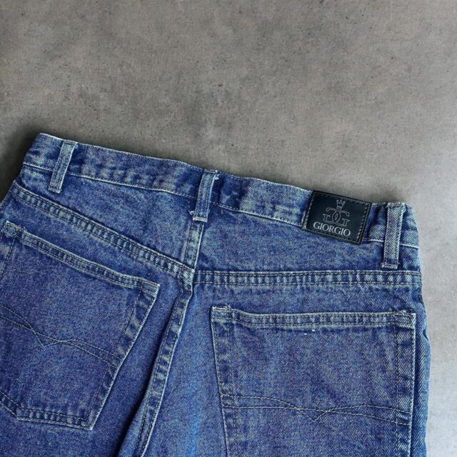 Mens Vintage Baggy Y2K Giorgio Jeans - 32"