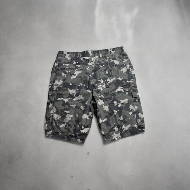 Vintage Mens Camo Utility Cargo Shorts - M