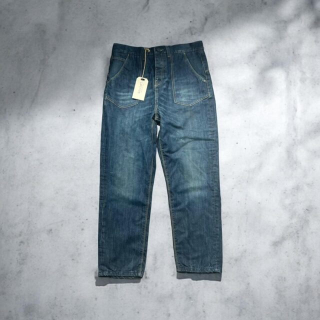 Mens Y2K Baggy Soviet Jeans - 34"