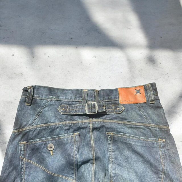 Mens Y2K Baggy Soviet Jeans - 34"